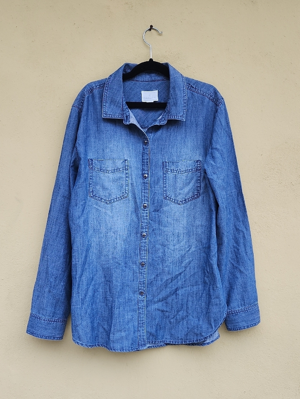 Caslon Blue Denim Jacket with White Label